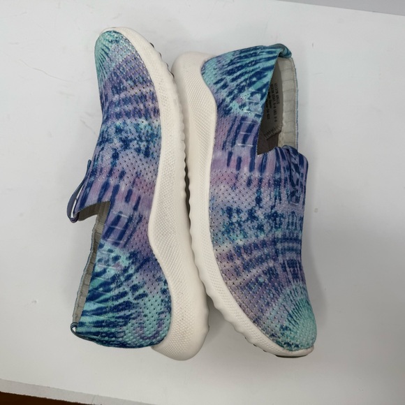 Aetrex Comfort Slip-On Sneakers | Size 7.5–8 | Excellent Condition-Blue-Purple - Picture 4 of 10